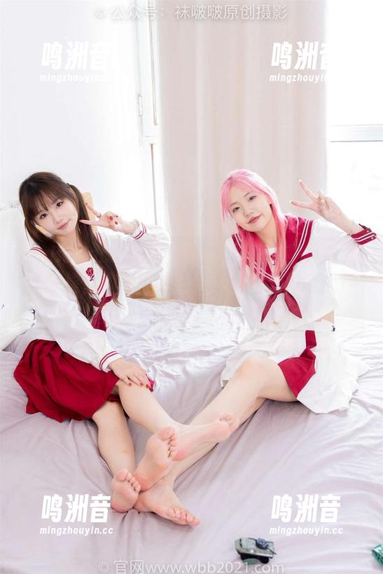 BoBoSocks袜啵啵 - 小甜豆的黑色丝写真合集，满满摇曳的奶油泡芙剧情，光用眼睛追根本看不过来啊！