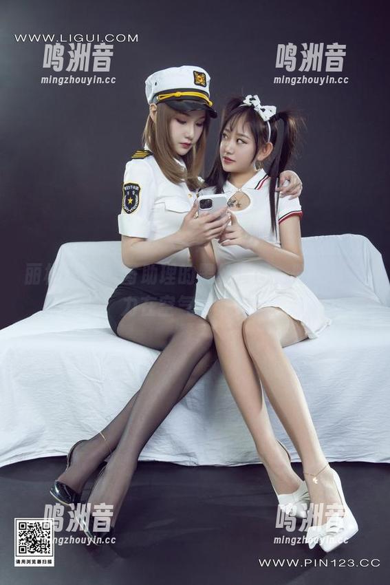丽柜 - 宁宁与助理的黑丝套图，微妙的张力在空气中飘荡。