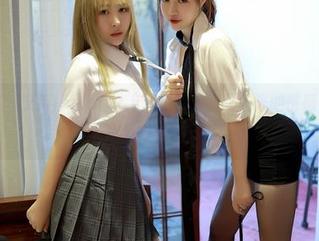 模范学院 – 文芮jeninfer上演的裸足，无圣光的情感，套图夹杂着些小怦然。